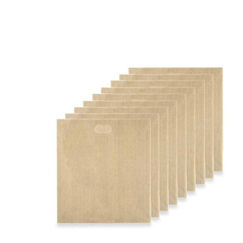 Toaster Bags, 10pcs Reusable Non-Stick Sandwich Toaster Bags Washable Heat