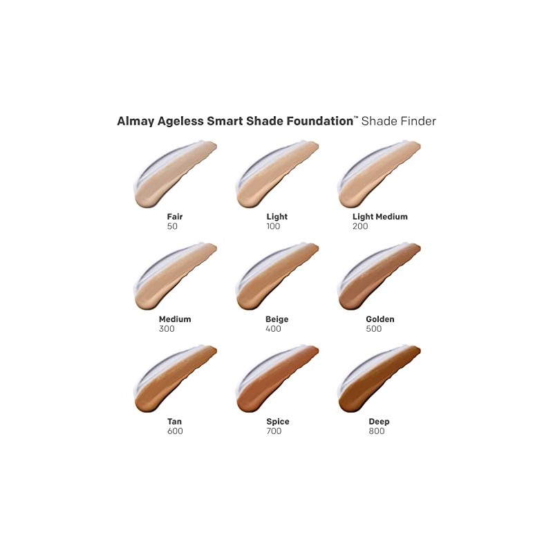 Almay Smart Shade Ageless, base antienvejecimiento para la cara, maquillaje