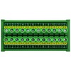 DIN Rail Mount 30A/300V 12 Position Screw Terminal Block Distribution