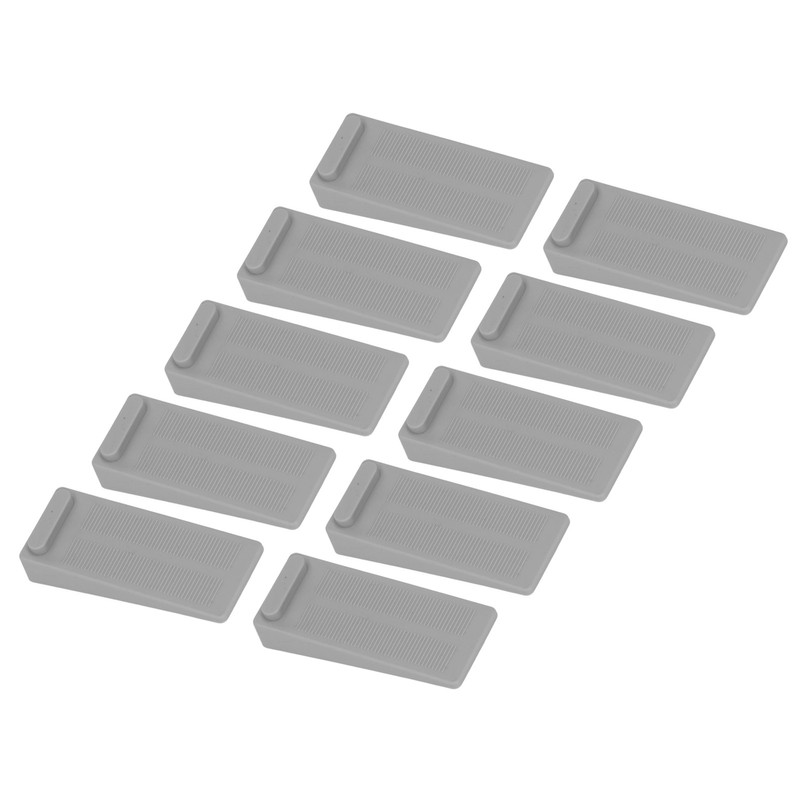 10pcs Door Stoppers Overlapping Grey Elastic Thick Noise Elimination TPR