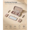 SONGMICS HOME Travel Jewelry Case, Small Jewelry Box Organizer with