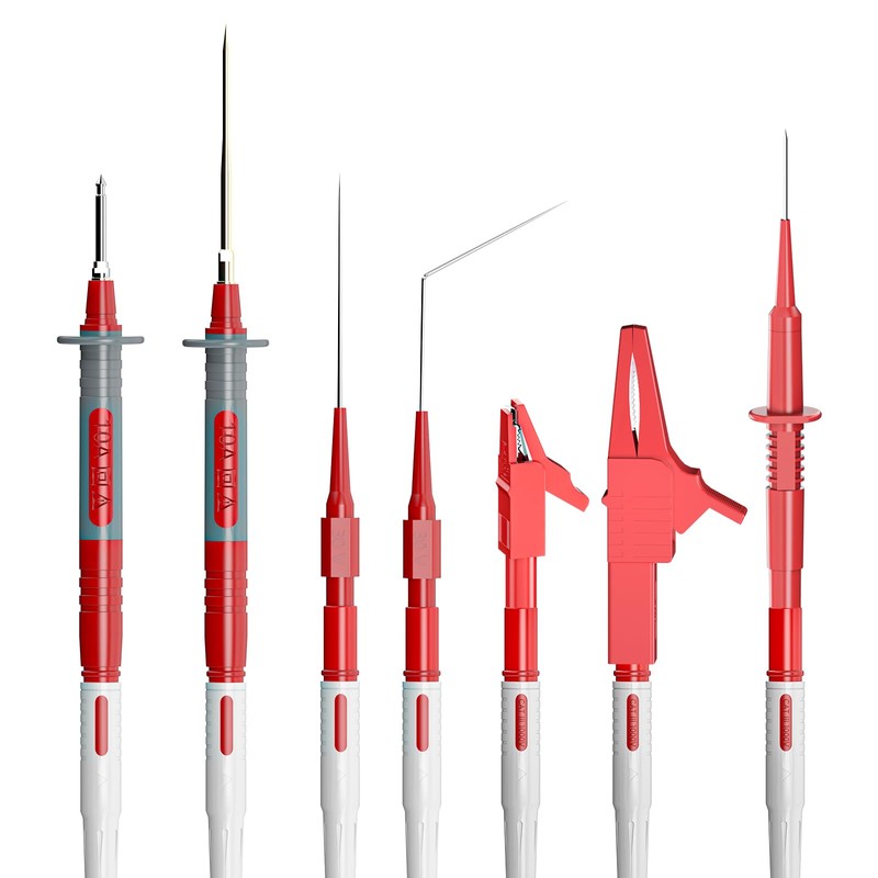 Goupchn Kit de cables de prueba de multímetro con sondas