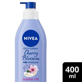 Nivea Body Oil Lotion Cherry Blossom Jojoba 400mL