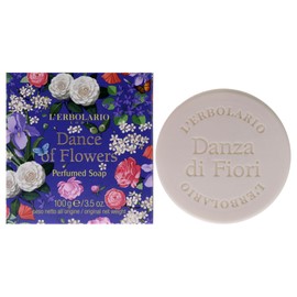 L'Erbolario Dance Of Flowers Perfumed Bar Soap - Enriched With All Natural Ingredients And Aromatic Fragrances - Cleanses And Moisturizes Skin - Long Lasting And Creates A Rich, Creamy Lather - 3.5 Oz
