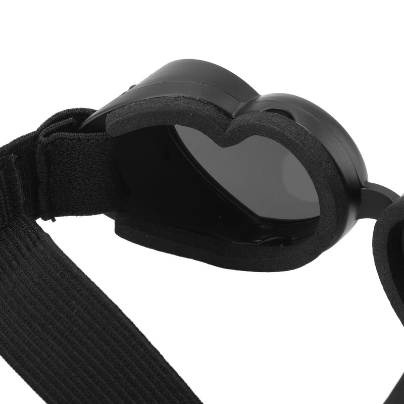Dog Goggles Windproof Eye Protection Play Cool Handsome Adjustable Heart