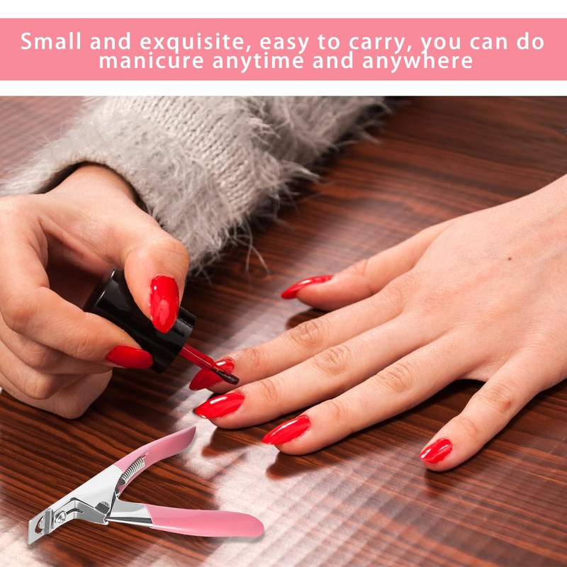 Nail Clippers for Acrylic Nails,Rustproof Acrylic Nail Cutter and Gel