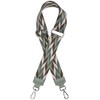 Caspar BSG04 Wide Leather/Textile Shoulder Strap with Silver Carabiner for