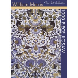 The Gifted Stationery Jigsaw Puzzle for Kids and Adults 1000 Piece, Wandle Chintz - William Morris, Fine Art Collection