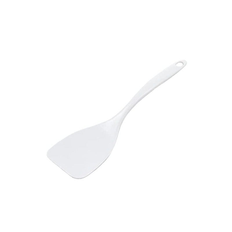 Chef Craft Basic Melamine Spatula/Turner, 11.25 inch, White