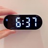 fjshellhome SHELLHOME Small LED Alarm Clock with Adjustable Volume, Calender,