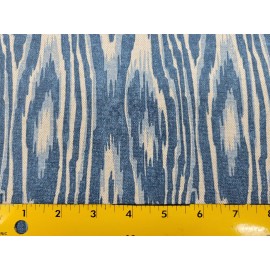 P/Kaufmann Batam in Blue 54" Wide P Kaufmann 89% Cotton 11% Rayon Woodgrain Wood Grain