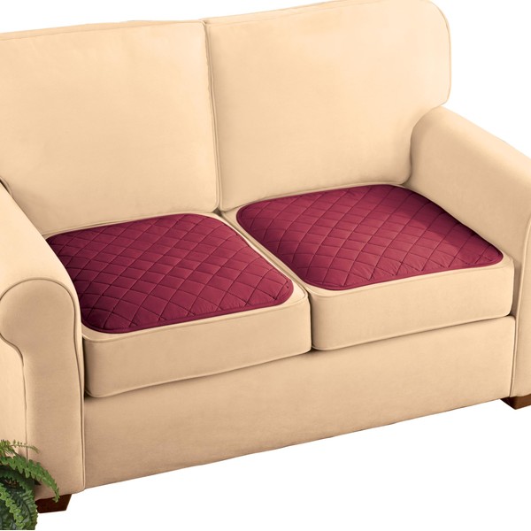Collections Etc Machine Washable Waterproof Furniture Protector - Pack of
