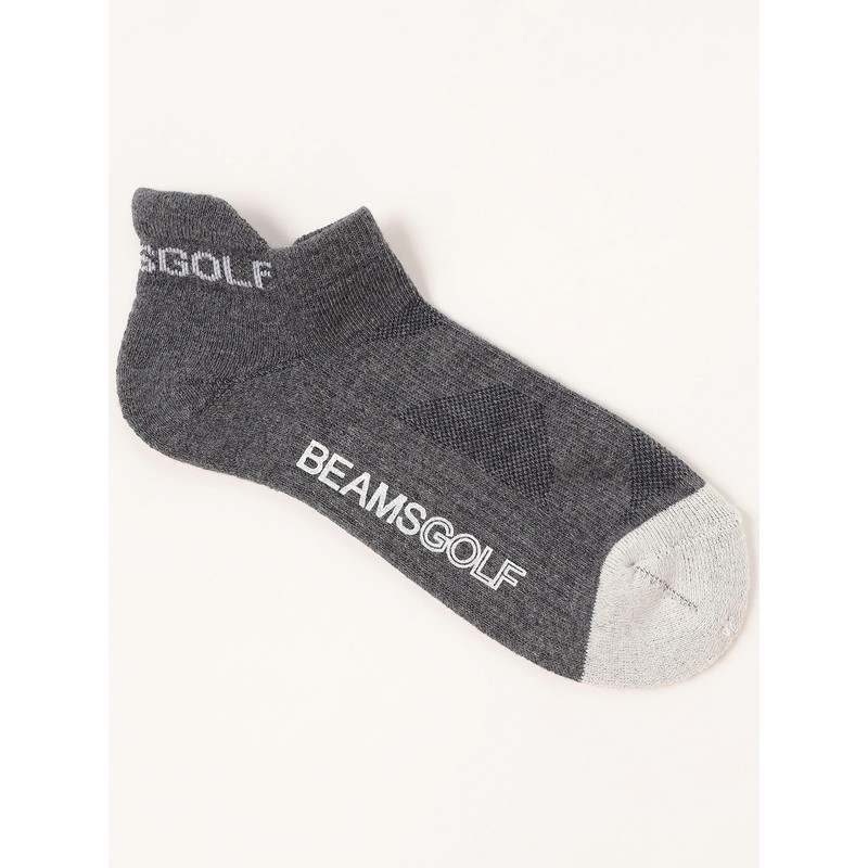 Beams Golf Socks Logo Ankle Socks GREY, gray