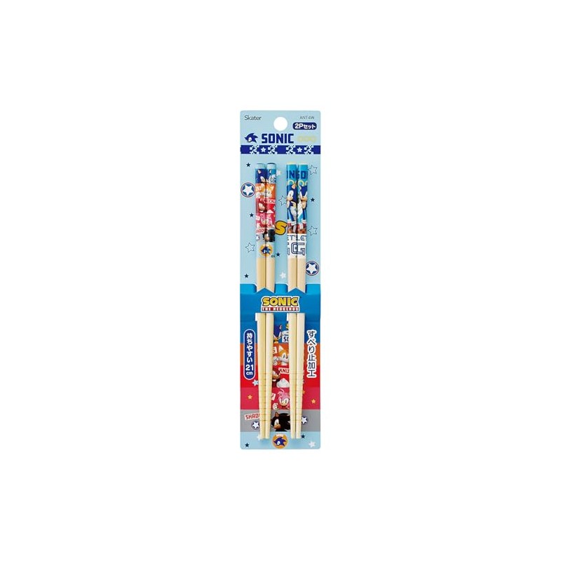 Skater ANT4W-A Bamboo Chopsticks Safety Chopsticks 8.3 inches (21 cm),