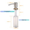 Rzoeox Deck Mounted Kitchen Soap Dispenser Oil Rubbed Bronze Built