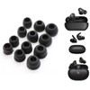 Zotech Replacement Eartips for Beats Earphones, 12 Pcs, Black (Beats