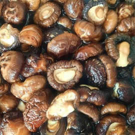 Dried Shiitake Mushrooms 7.05 Ounces, Quick Hydration, Soft Texture, Fresh Taste, Stemless, Vacuum Sealed, 2024 New Black Mushrooms (Holiday Gift)