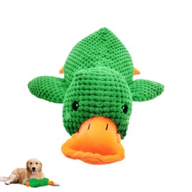 Asitanie Pack of 1 Anti-Stress Duck Dog Cute Duck Dog Toy, Anti-Stress Duck for Dogs, Yellow Squeaky Toy, Interactive Toy, Ideal for Pulling, Biting and Tugging
