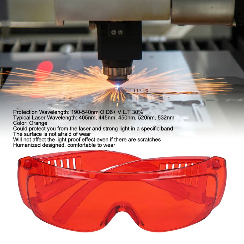 Laser Safety Glasses 180‑532nm Laser Strong Light Protection Red Eye