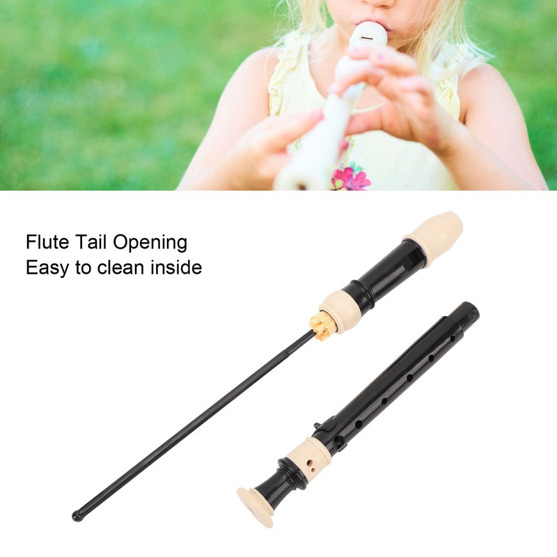 8 Hole Recorder Detachable Soprano Recorder Musical Instrument with Cleaning