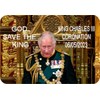 HM King Charles III Coronation 06/05/2023 Royalty Rectangle Fridge Magnet