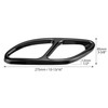 QWORK® 2 Pieces Exhaust Trim Metal Exhaust Tailpipe Cover Compatible