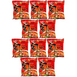Ohsung Hong Ramyun/ramen Hot & Spicy Noodle Soup with Soy Peptide 4.2 Oz: 10 Pack