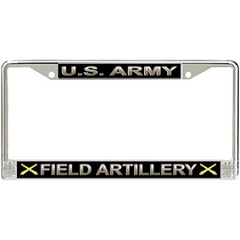 MilitaryBest U.S. Army Field Artillery License Plate Frame