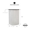 MasterClass 17cm Stainless Steel Antimicrobial Storage Container with Protective Case