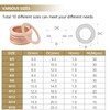 225 Pieces Copper Metric Flat Washers, Sealing Washers, Kindroufly 10