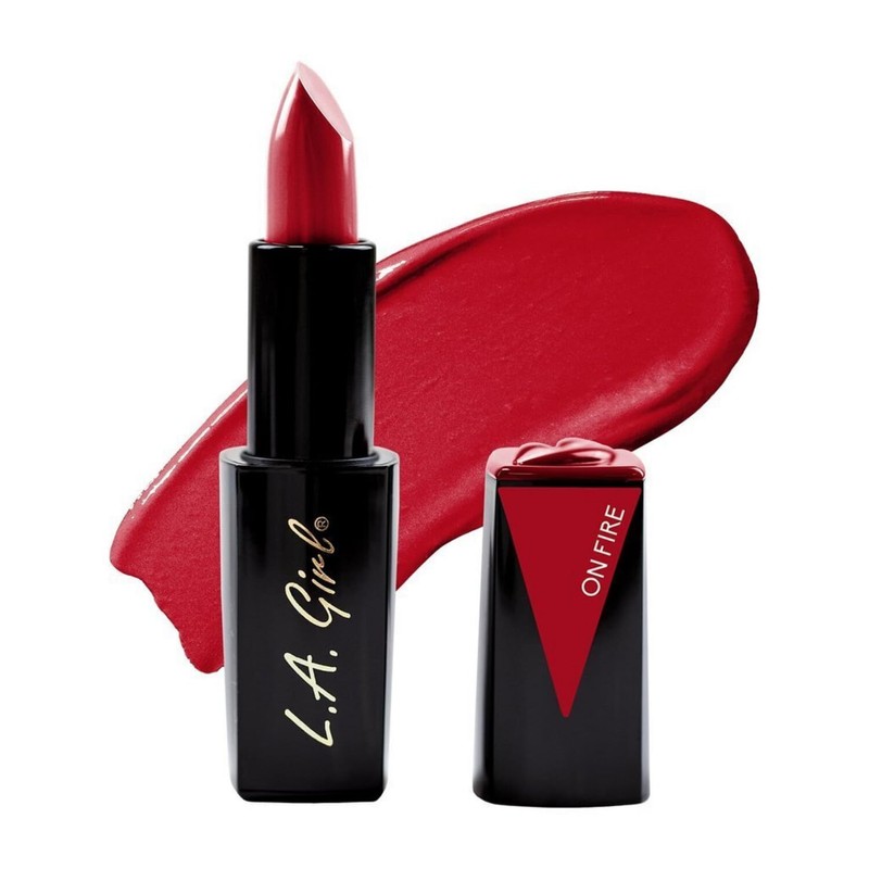 L.A. Girl Lip Attraction Lipstick, On Fire GLC586