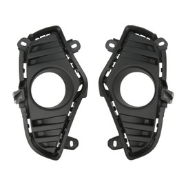 1 Pair Fog Light Grille Frame Cover 521280R160 Shockproof Black Colorfast Replacement For RAV4 2019‑2022
