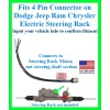 fits Ram Dodge Jeep Chrysler Power Steering Rack Electric Connector