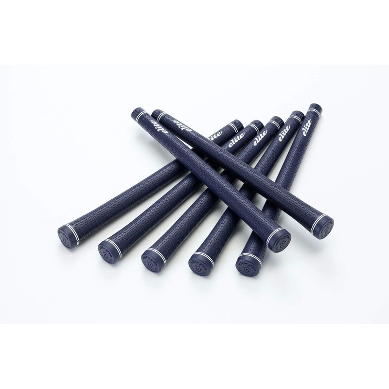 elitegrips TD50 Golf Grips, Set of 7, Navy with Backline