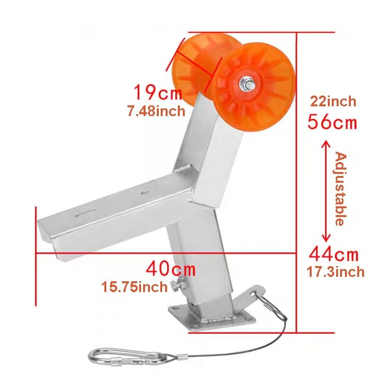 Boat Trailer Winch Stand, Adjustable Trailer Winch Mount, Boat Trailer