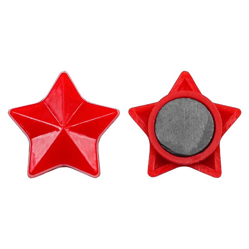 Namvo 40 Pieces Star Fridge Magnets Strong Whiteboard Magnets for