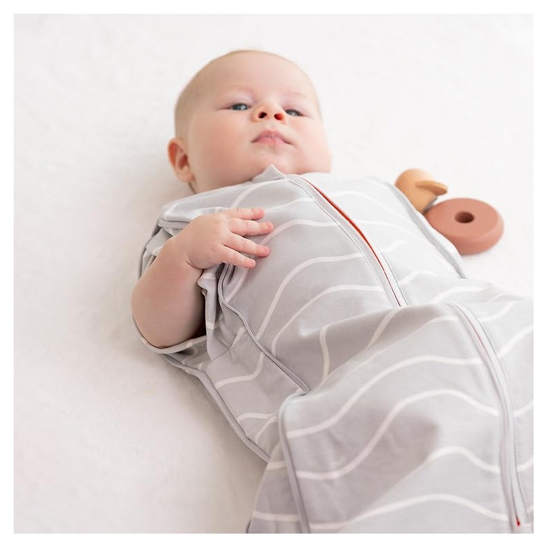 Owli Sleeping Guru Swaddle & Sleeping Bag (0.5 Tog, Wave)