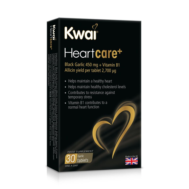 Kwai Heartcare+ Black Garlic 450mg Tablets – 30 Tablets (Pack
