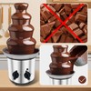 Chocolate Fountain Machine Electric Chocolate Fondue Fountain Machine 4 Tier