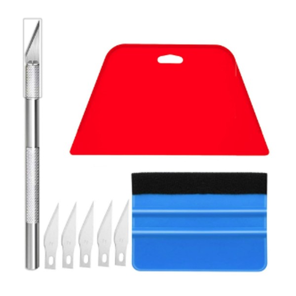 8 Pcs Car Vinyl Wrap Tool Kit, Vinyl Squeegee Applicator