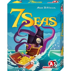 ABACUSSPIELE 08211 7Seas, Card Game, Gold