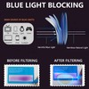 JJWELL 3 Pack Blue Light Reading Glasses for Men, Lightweight