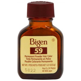 Bigen Permanent Powder Hair Color 59 Oriental Black 1 ea (Pack of 8)