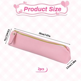 Mini Makeup Bag, 2PCS Small Leather Pouch Mini Cosmetic Bag Tiny Make Up Bags with Zipper Portable Small Cosmetic Organizer for Women Makeup Tools Storage