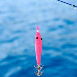 Pack of 5 Fishing Lures Luminous Squid Jig Hooks Fishing Squid Bait Fishing Lure Fishing Hook