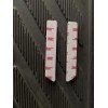 BRABUS Logo G-class 464 Red/Black FENDER BADGE EMBLEM Set Of