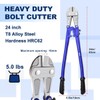 ZrgGea Bolt Cutter 24 inch | Heavy Duty Wire Cutters