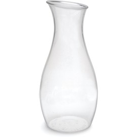 Carlisle 7090307 Cascata Carafe Juice Jar Beverage Decanter Only, Plastic, 1.5 L, Clear