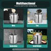 304 Stainless Steel Airtight Canister for Kitchen, 3.2Gal Canisters Container