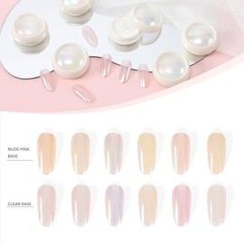 6 Colores Polvo de Uñas Cromado Efecto Espejo, Pigmento Metálico para Manicura, Kit de Nail Art con Esponja Aplicadora, Ideal para Uñas de Gel y Decor